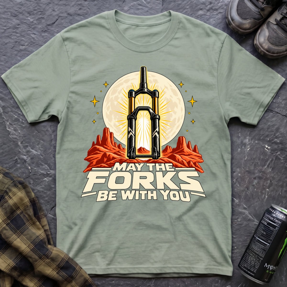 May The Forks Be With You T-Shirt - AspenCrestOutdoors