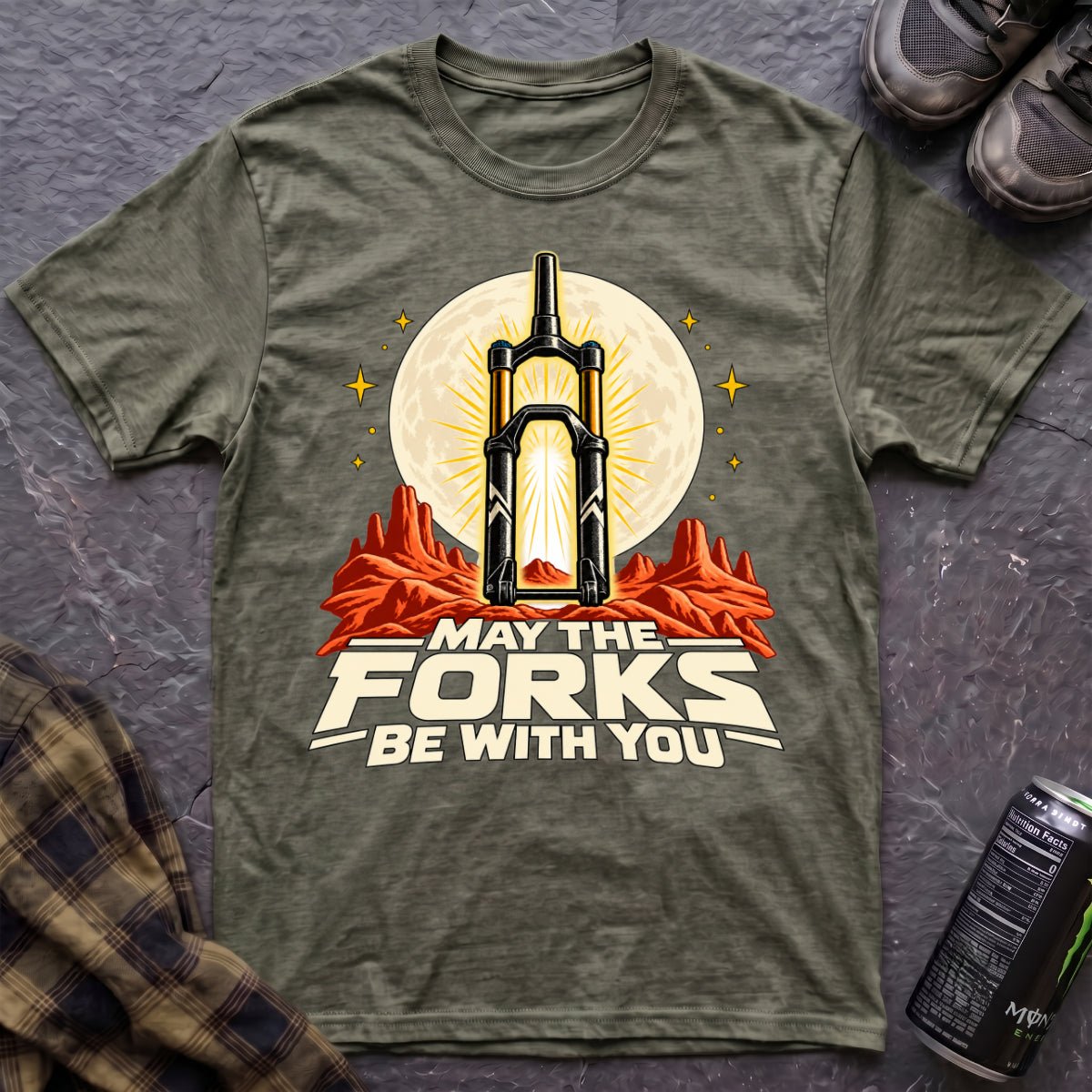 May The Forks Be With You T-Shirt - AspenCrestOutdoors