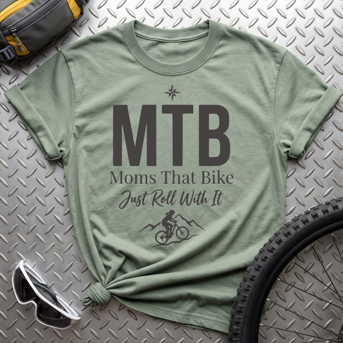 Moms That Bike Women's T-Shirt - AspenCrestOutdoors