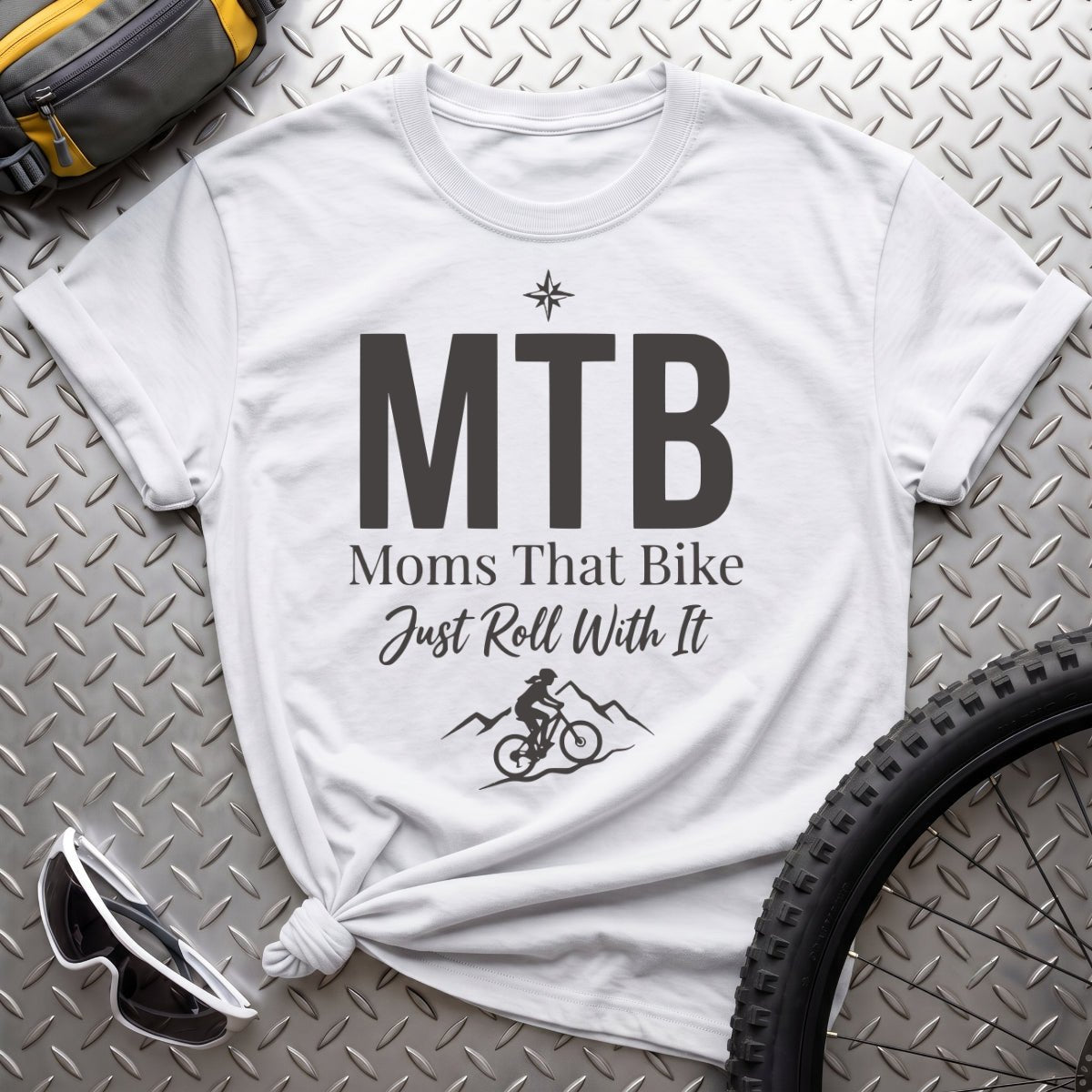 Moms That Bike Women's T-Shirt - AspenCrestOutdoors