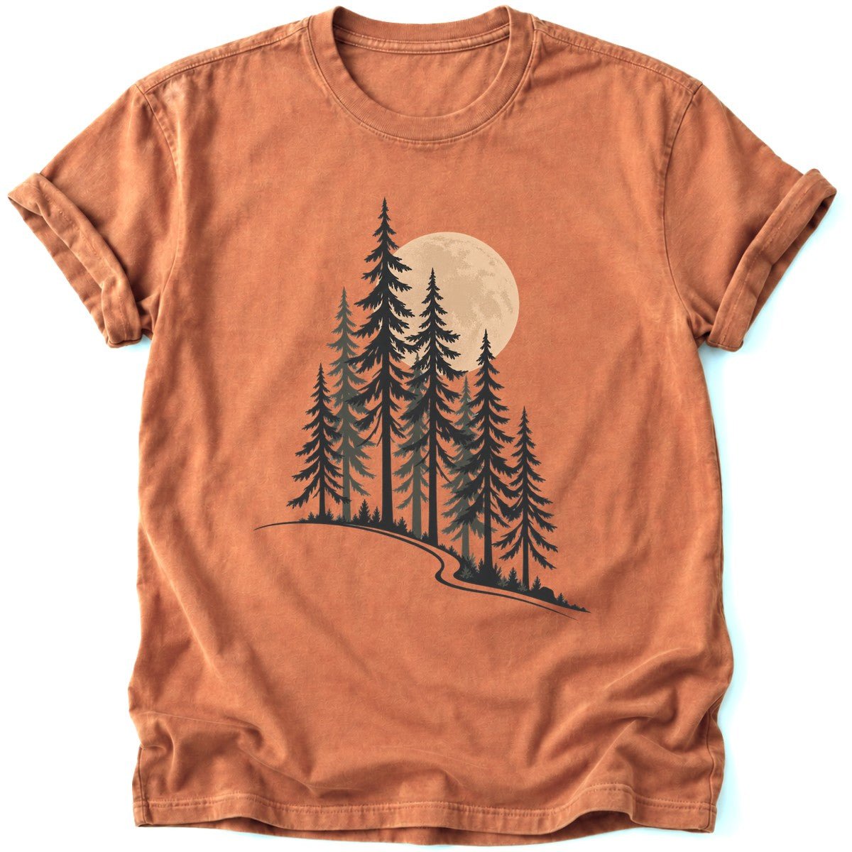 Moon and Pines T-Shirt - AspenCrestOutdoors
