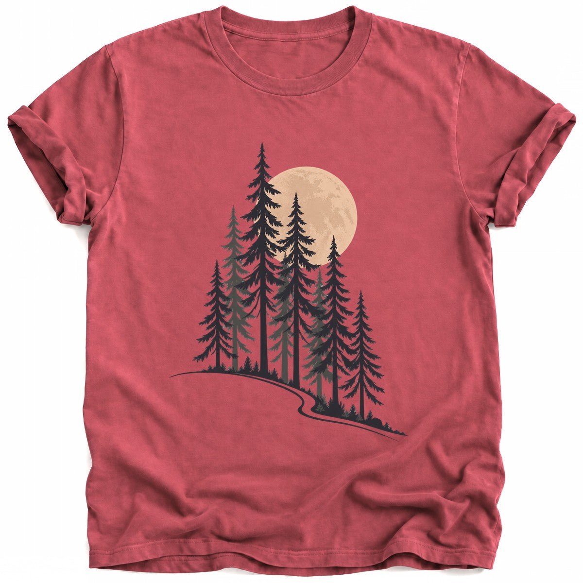 Moon and Pines T-Shirt - AspenCrestOutdoors