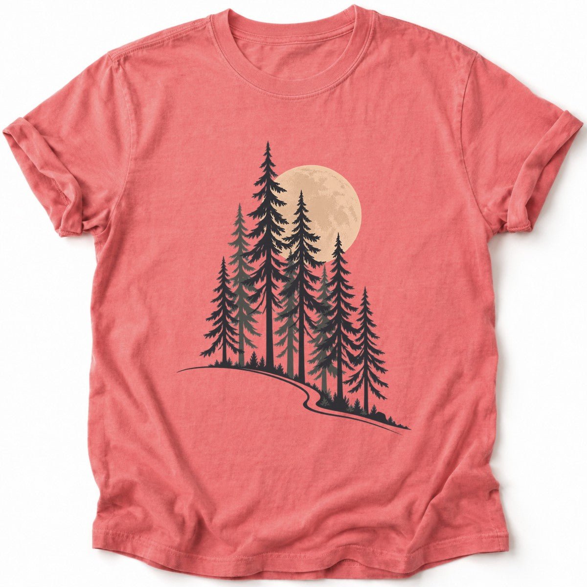 Moon and Pines T-Shirt - AspenCrestOutdoors