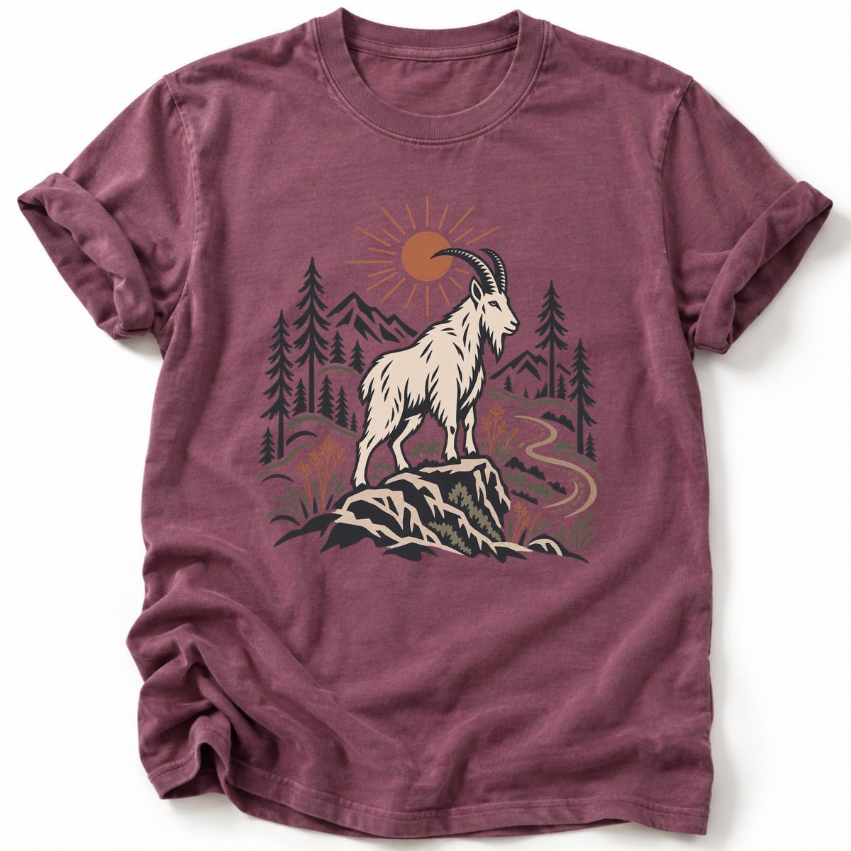 Mountain Goat T-Shirt - AspenCrestOutdoors