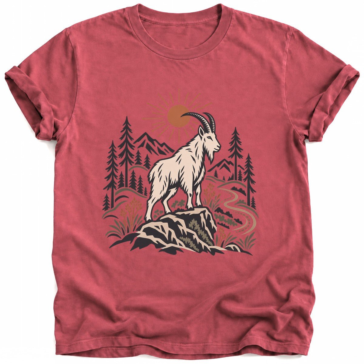 Mountain Goat T-Shirt - AspenCrestOutdoors