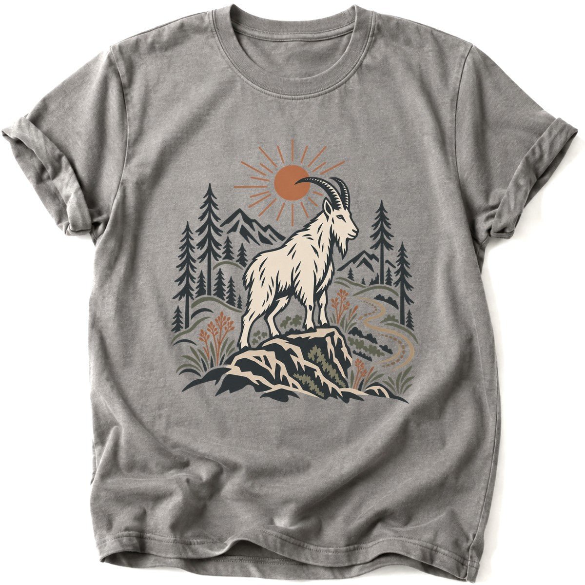 Mountain Goat T-Shirt - AspenCrestOutdoors