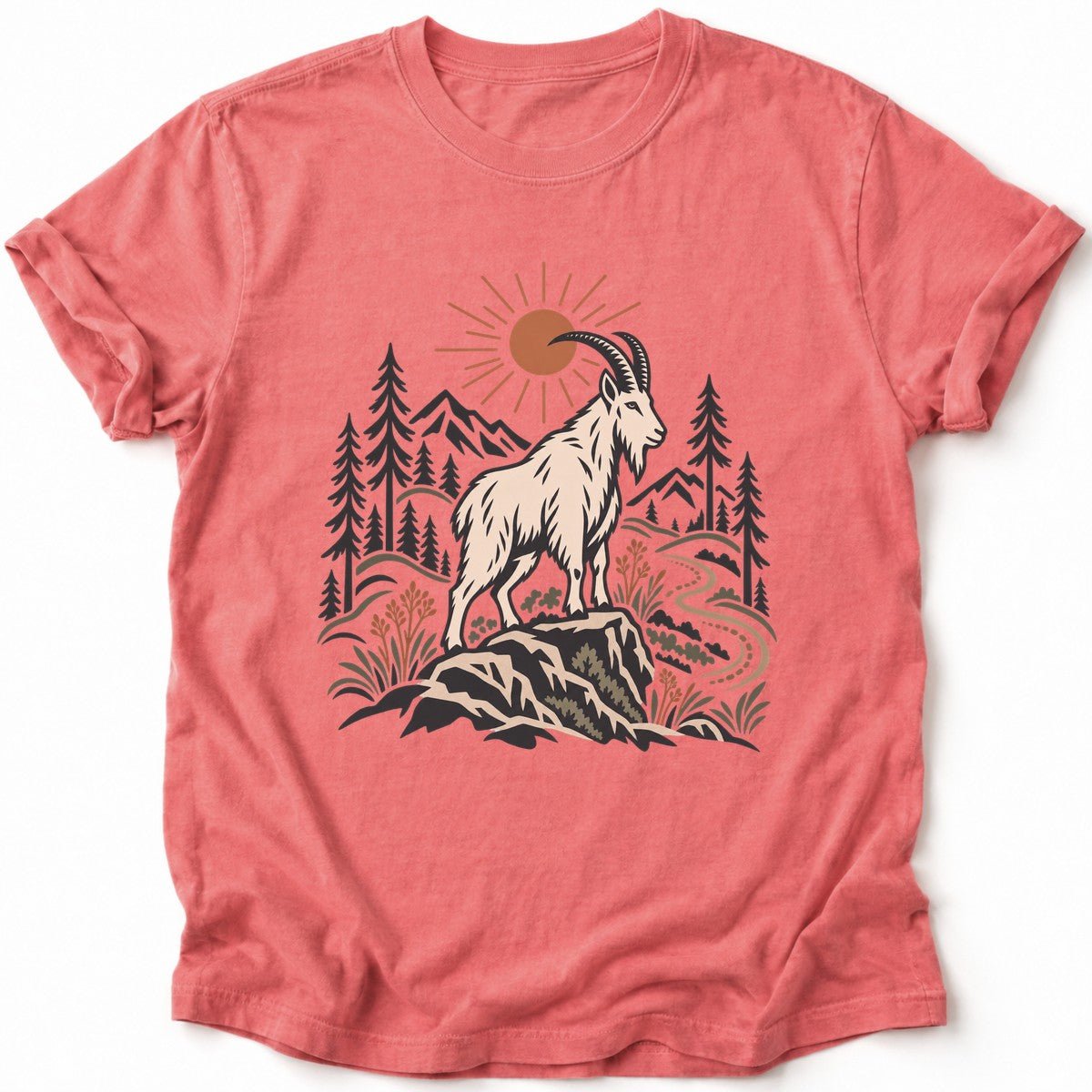 Mountain Goat T-Shirt - AspenCrestOutdoors