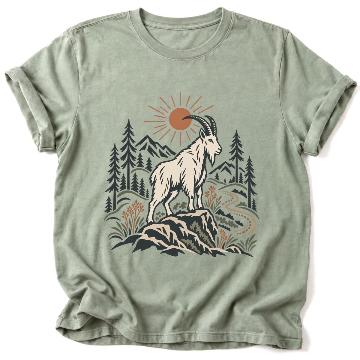 Mountain Goat T-Shirt - AspenCrestOutdoors