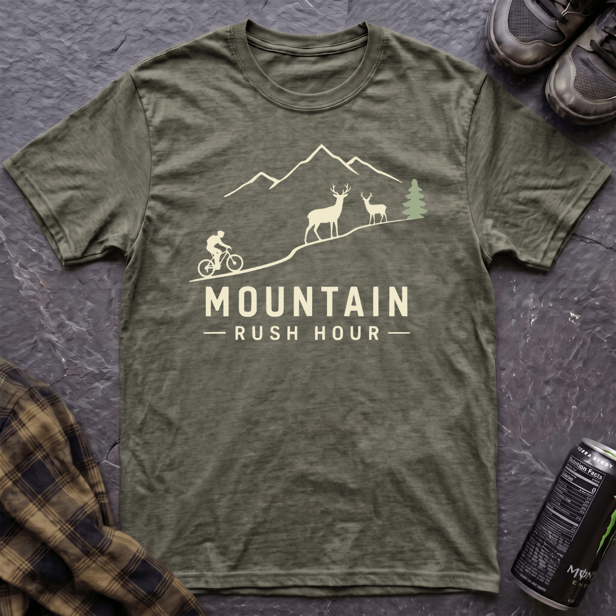 Mountain Rush Hour T-Shirt - AspenCrestOutdoors