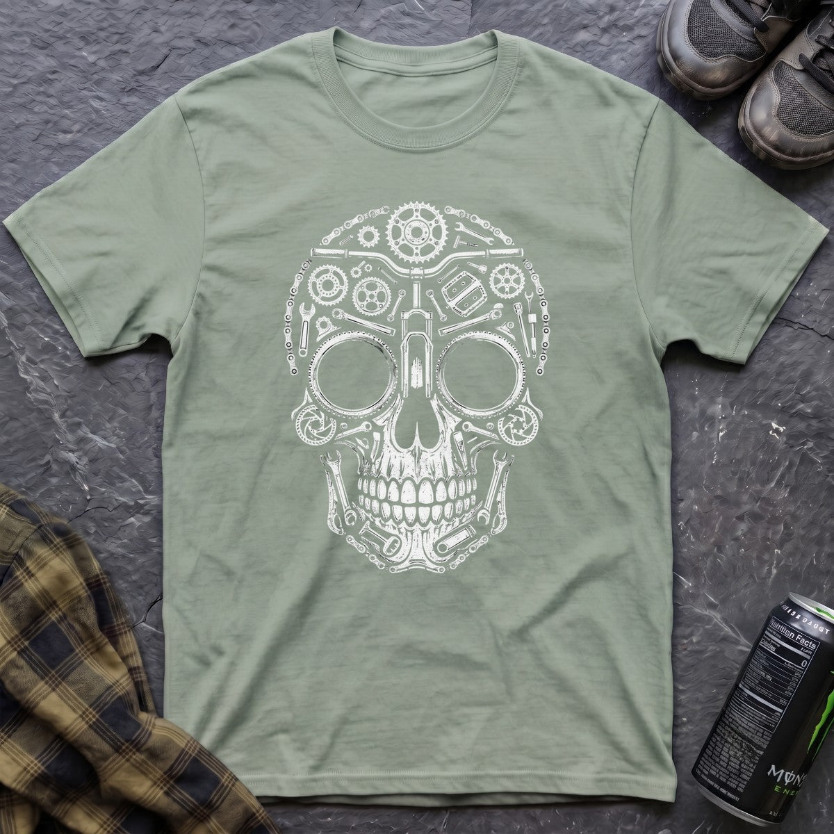 MTB Skull T-Shirt - AspenCrestOutdoors