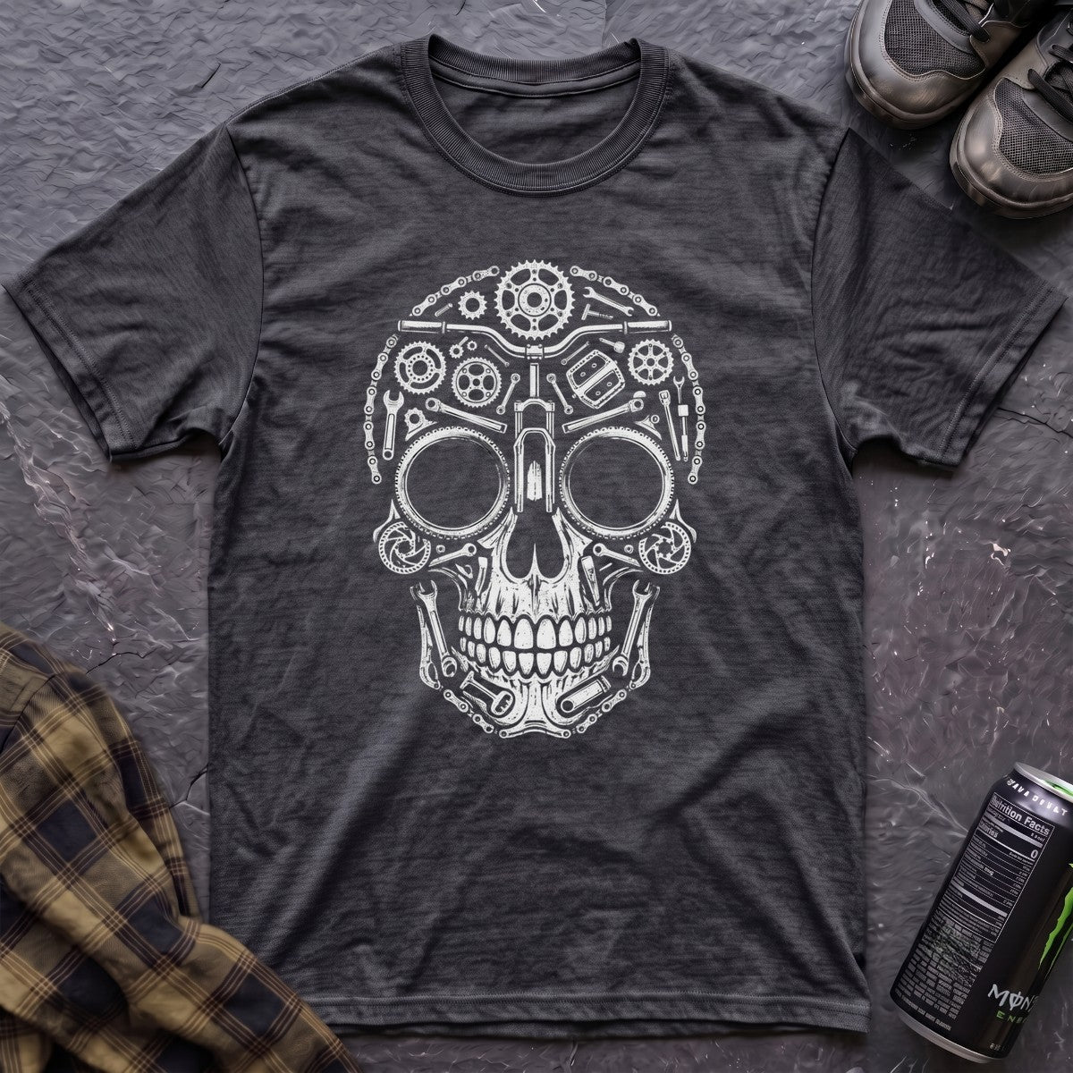 MTB Skull T-Shirt - AspenCrestOutdoors