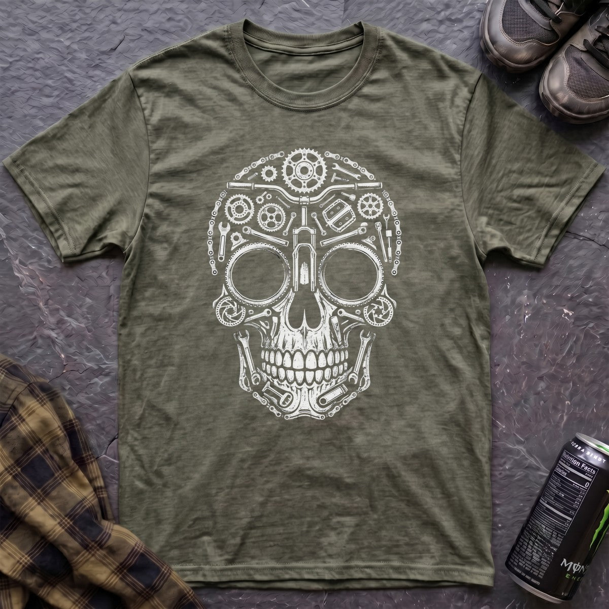 MTB Skull T-Shirt - AspenCrestOutdoors
