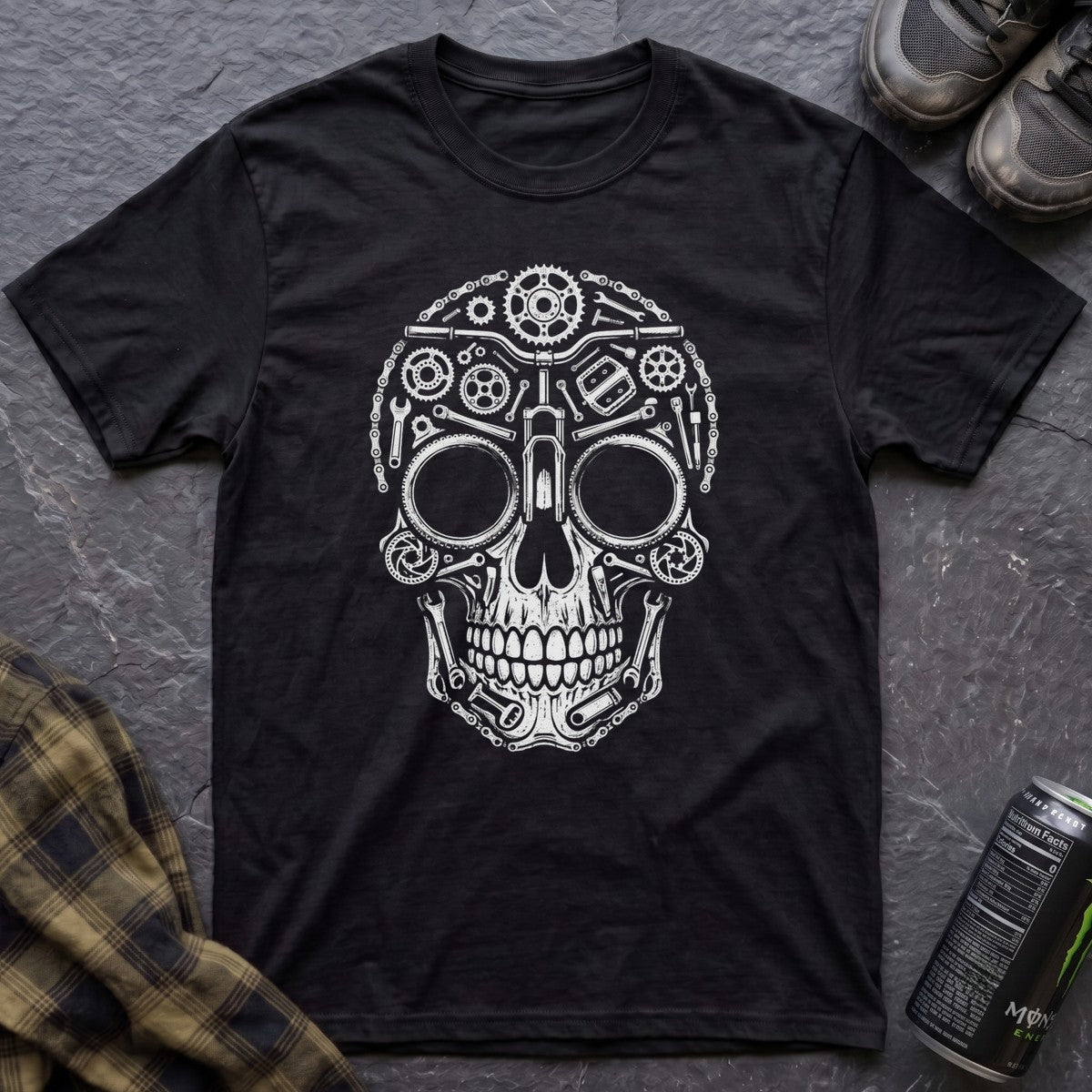 MTB Skull T-Shirt - AspenCrestOutdoors