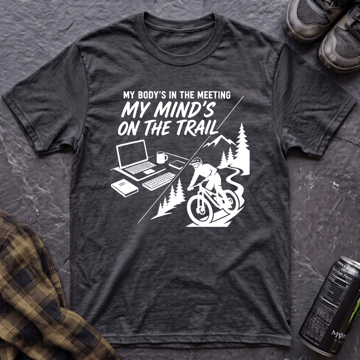 My Mind's On The Trail T-Shirt - AspenCrestOutdoors