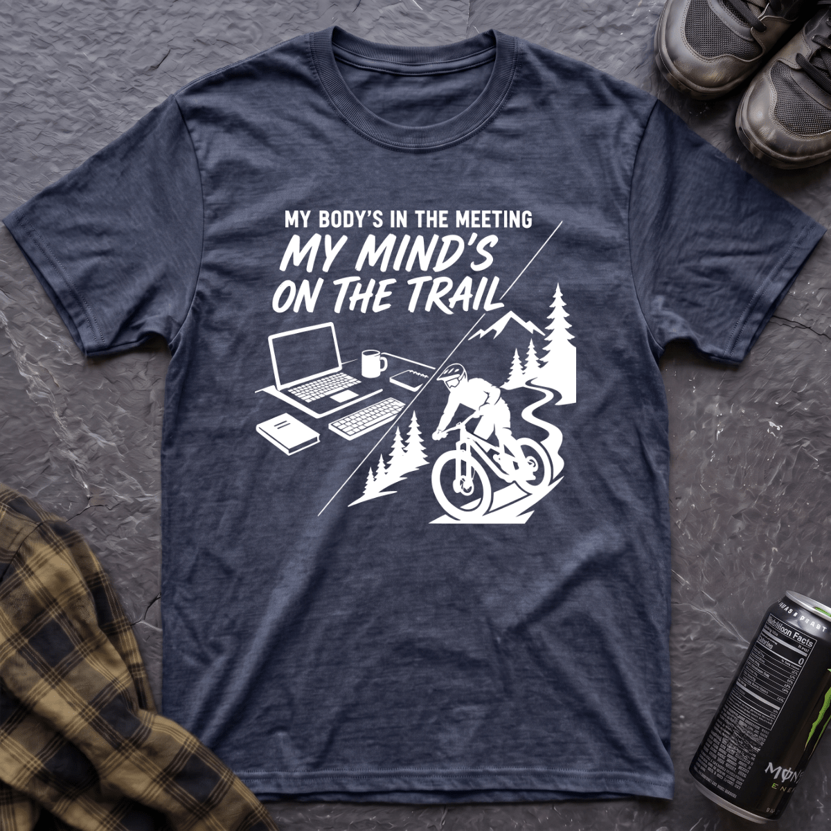 My Mind's On The Trail T-Shirt - AspenCrestOutdoors