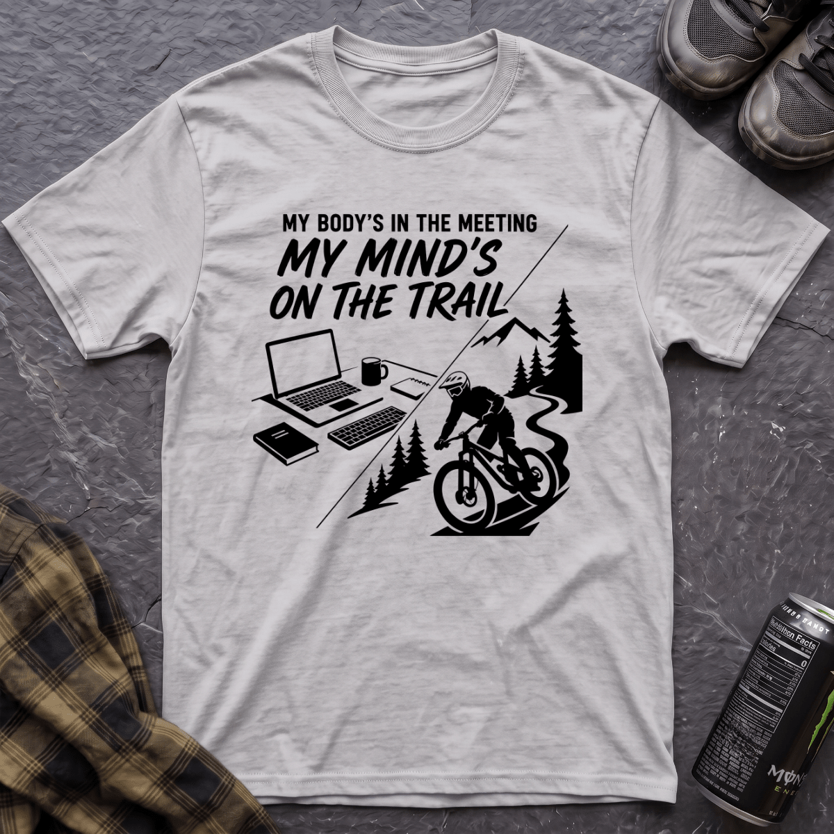 My Mind's On The Trail T-Shirt - AspenCrestOutdoors