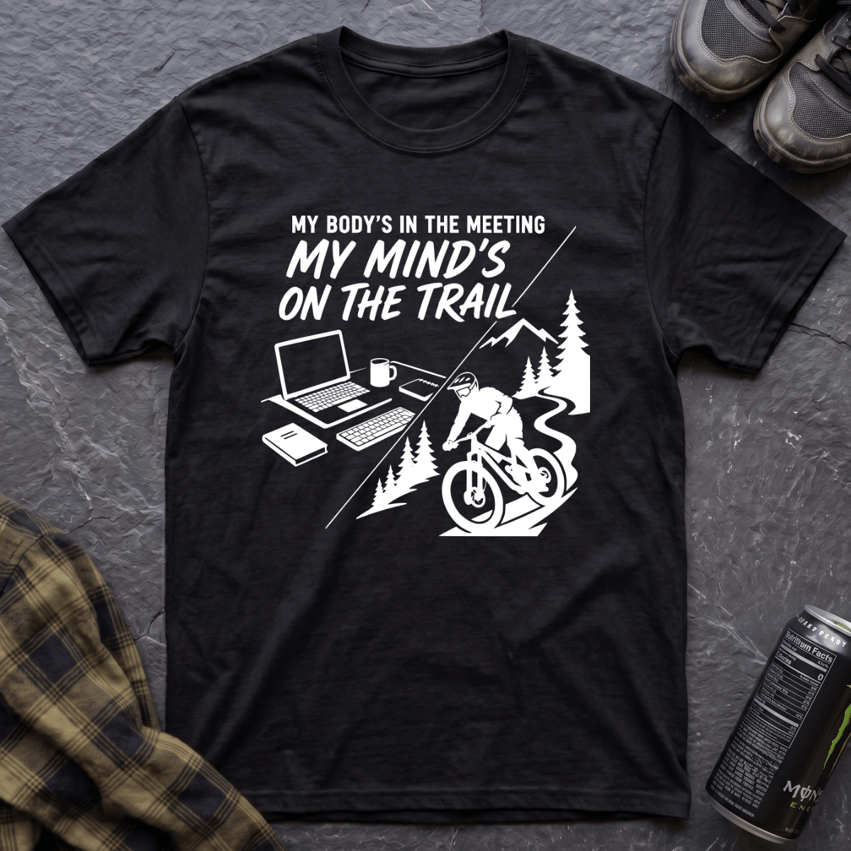 My Mind's On The Trail T-Shirt - AspenCrestOutdoors