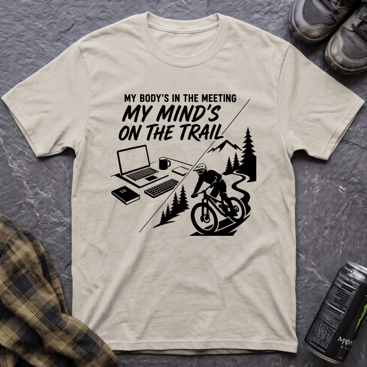 My Mind's On The Trail T-Shirt - AspenCrestOutdoors