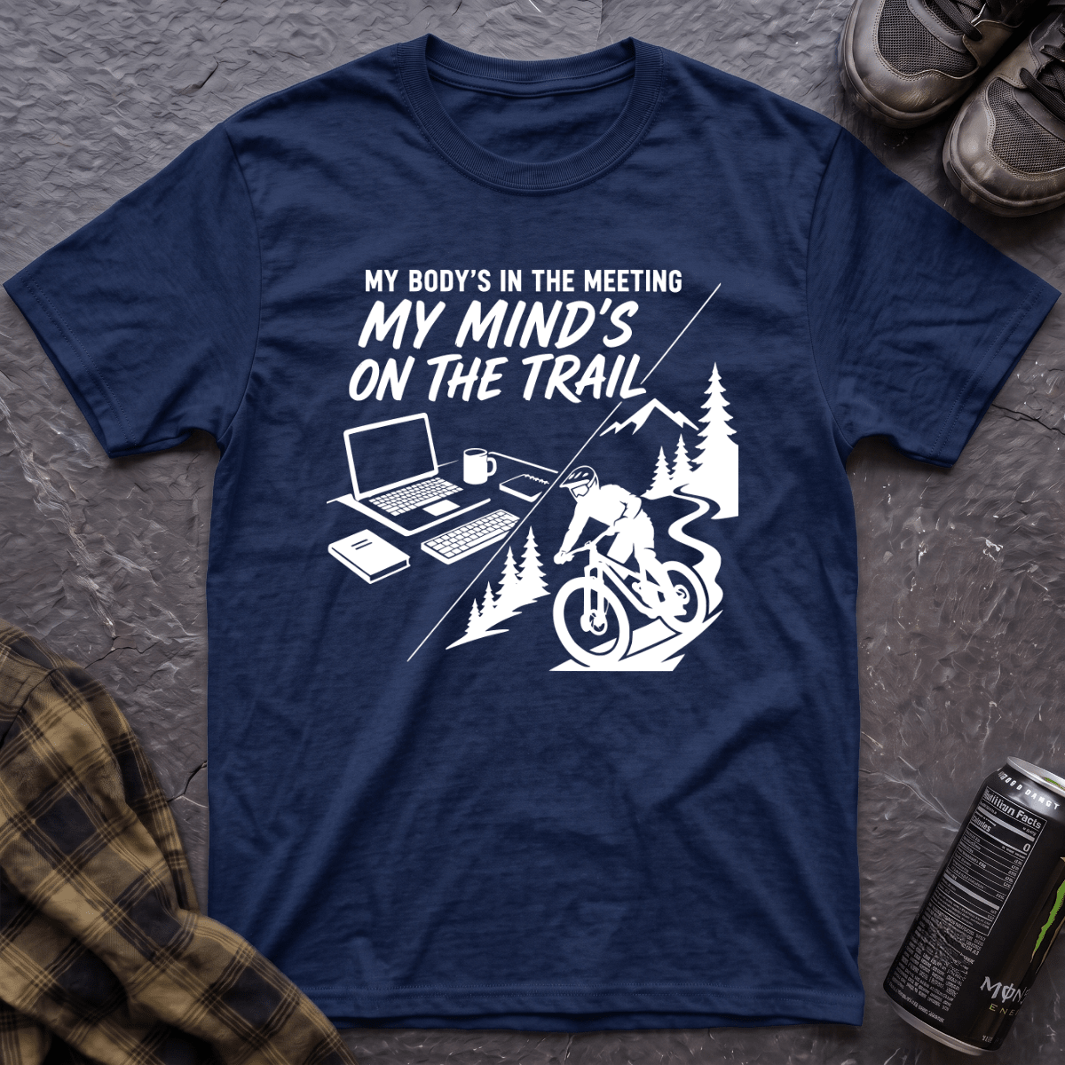 My Mind's On The Trail T-Shirt - AspenCrestOutdoors