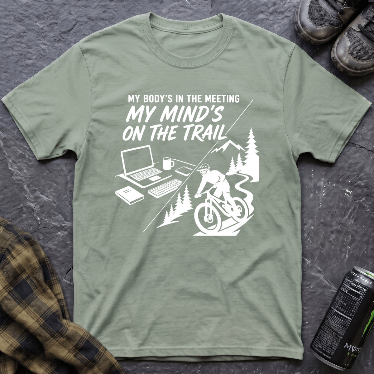 My Mind's On The Trail T-Shirt - AspenCrestOutdoors