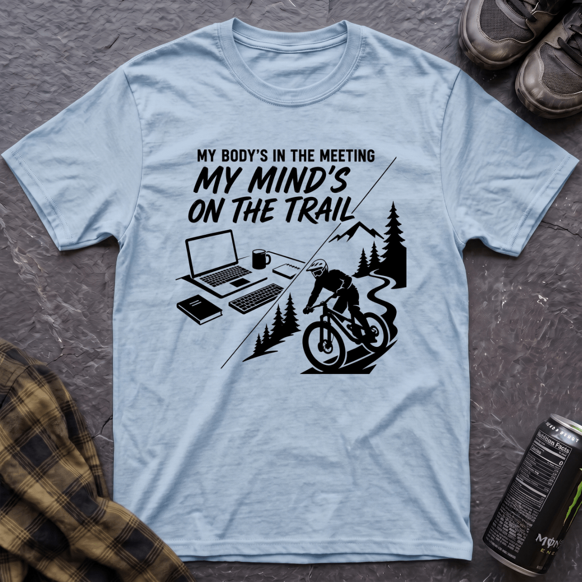 My Mind's On The Trail T-Shirt - AspenCrestOutdoors