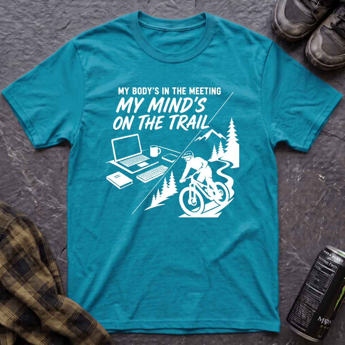 My Mind's On The Trail T-Shirt - AspenCrestOutdoors