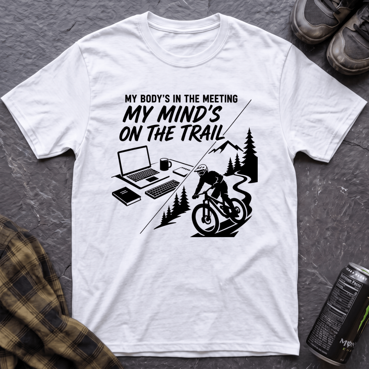 My Mind's On The Trail T-Shirt - AspenCrestOutdoors