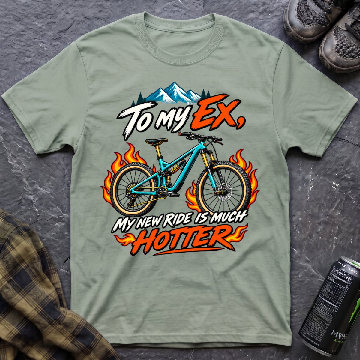 My New Ride Is Hotter T-Shirt - AspenCrestOutdoors