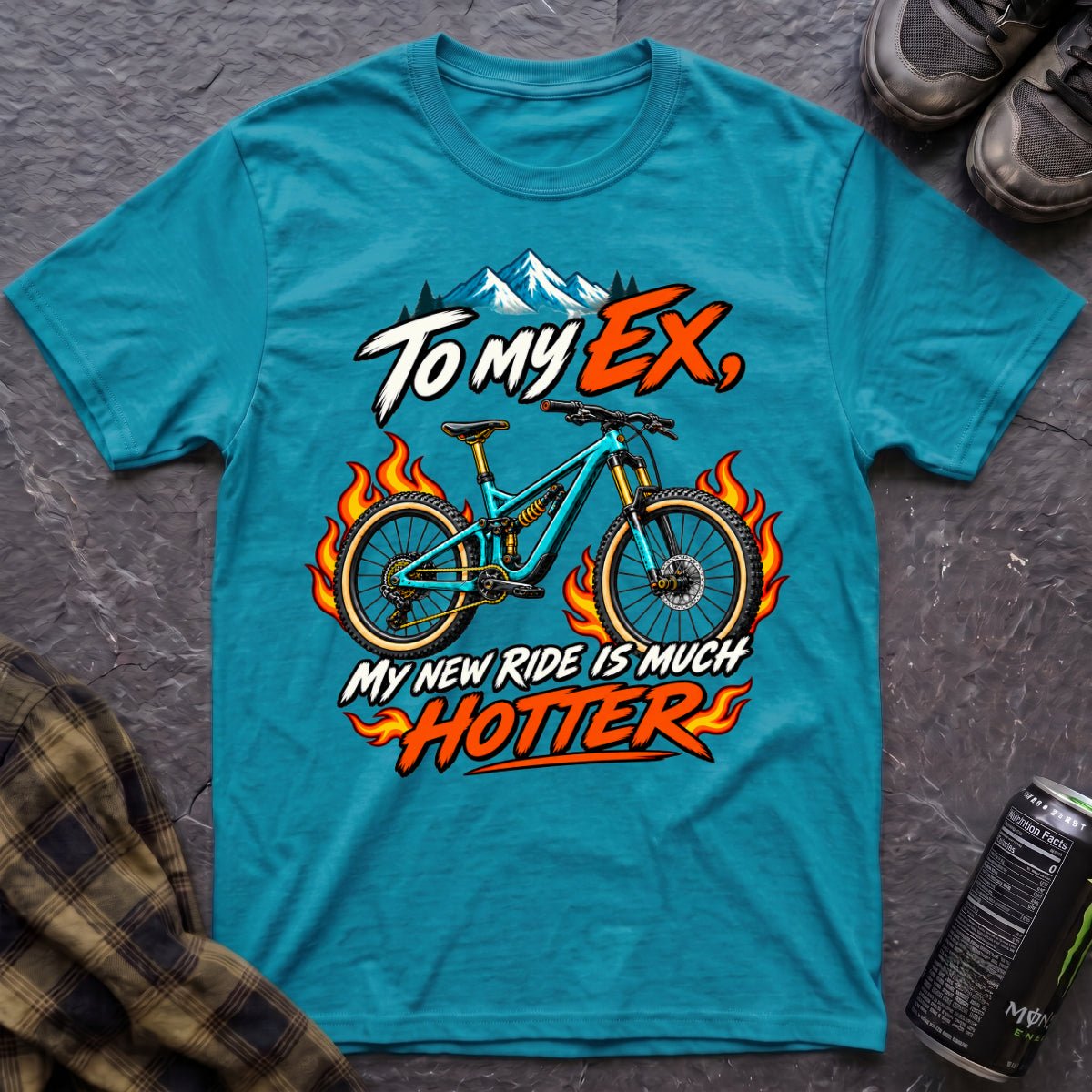 My New Ride Is Hotter T-Shirt - AspenCrestOutdoors