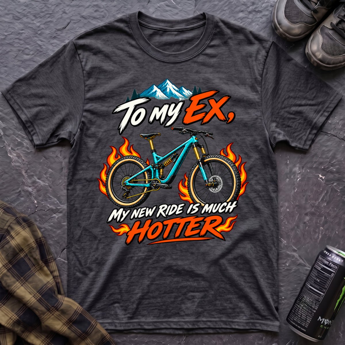 My New Ride Is Hotter T-Shirt - AspenCrestOutdoors
