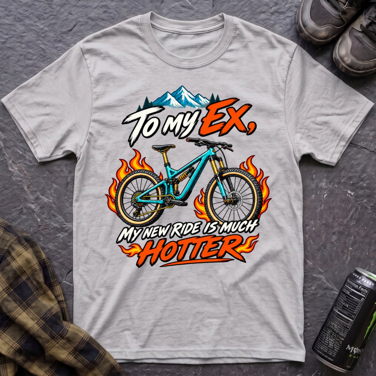 My New Ride Is Hotter T-Shirt - AspenCrestOutdoors