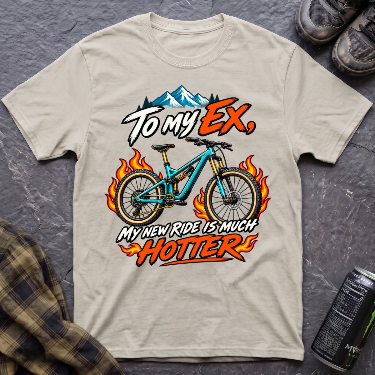 My New Ride Is Hotter T-Shirt - AspenCrestOutdoors