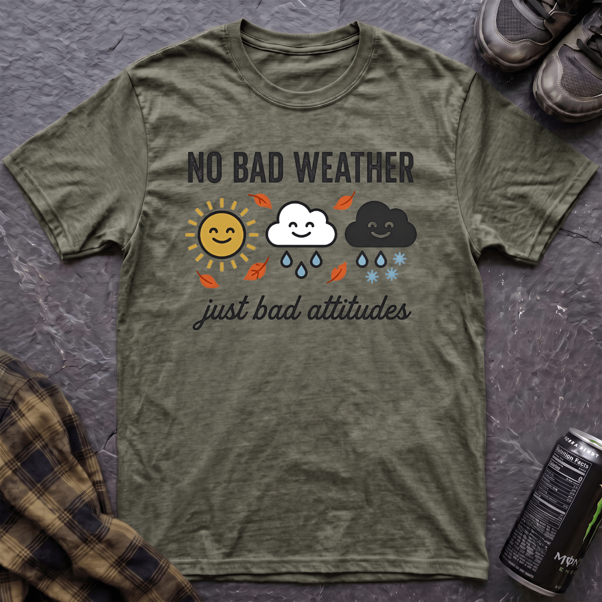 No Bad Weather T-Shirt - AspenCrestOutdoors