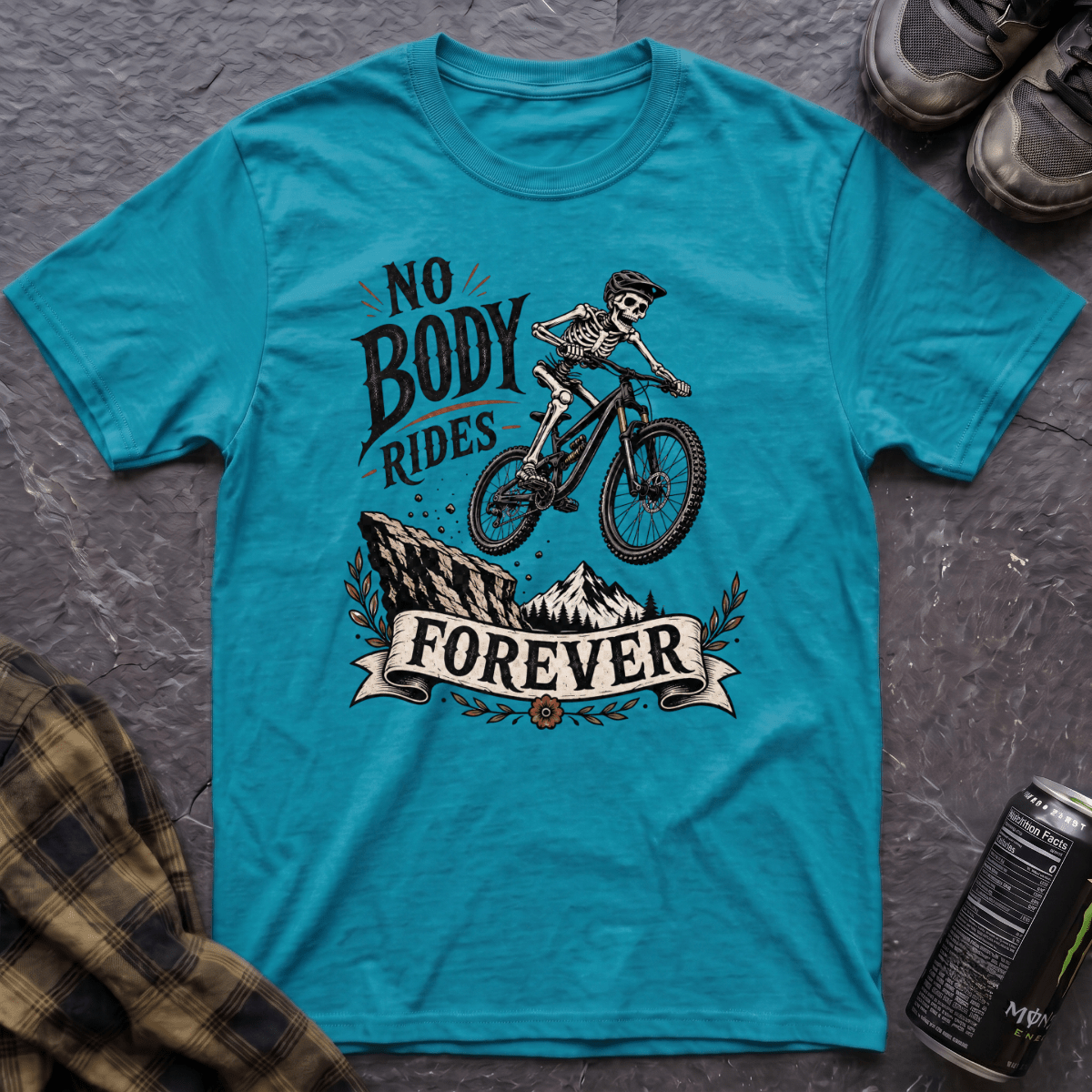 Nobody Rides Forever T-Shirt - AspenCrestOutdoors
