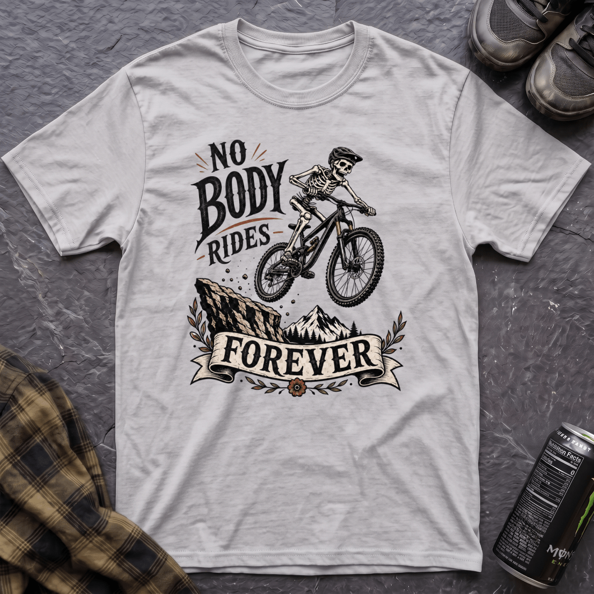 Nobody Rides Forever T-Shirt - AspenCrestOutdoors