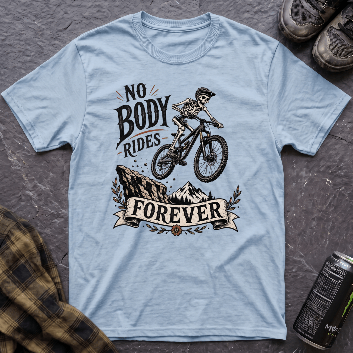 Nobody Rides Forever T-Shirt - AspenCrestOutdoors