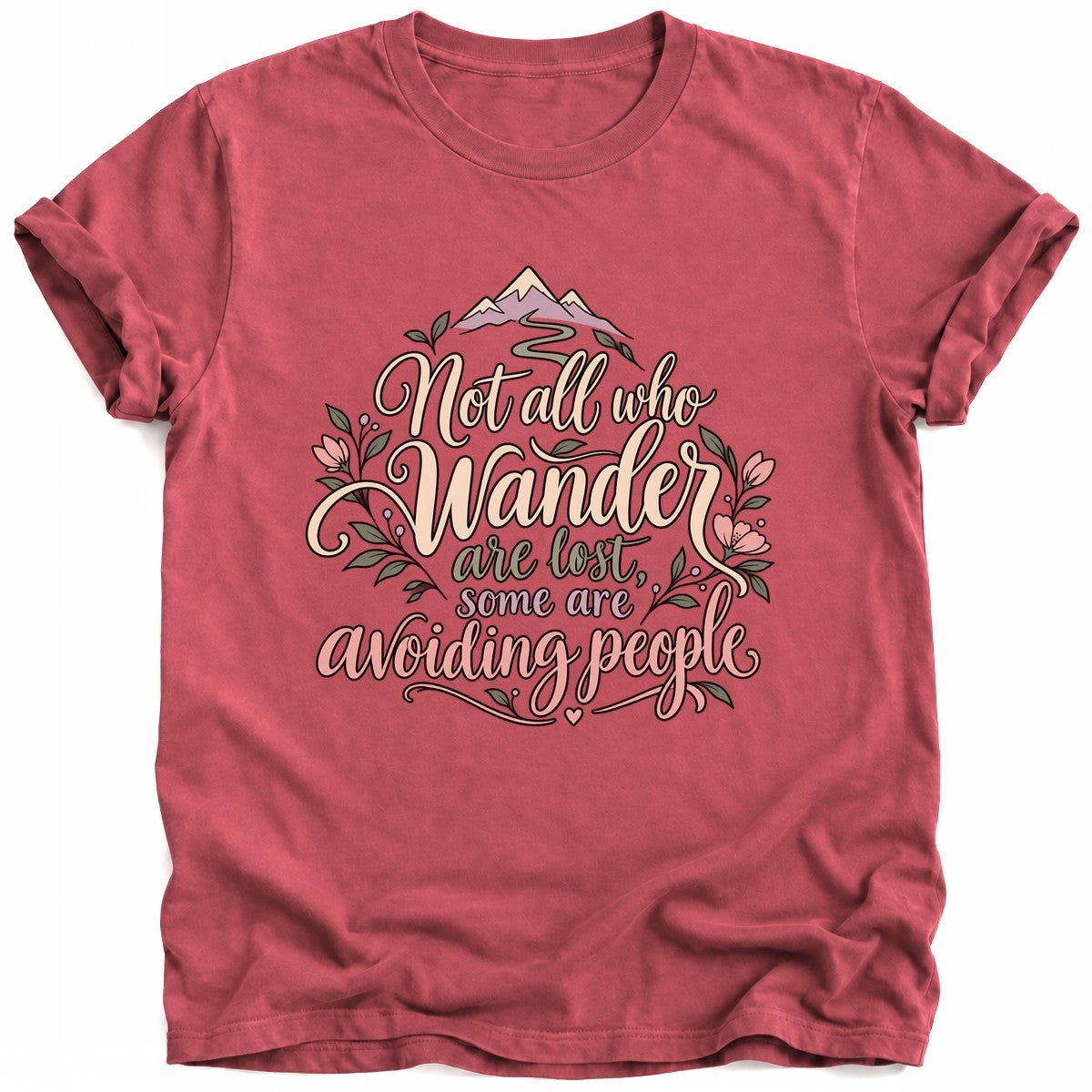 Not All Who Wander T-Shirt - AspenCrestOutdoors