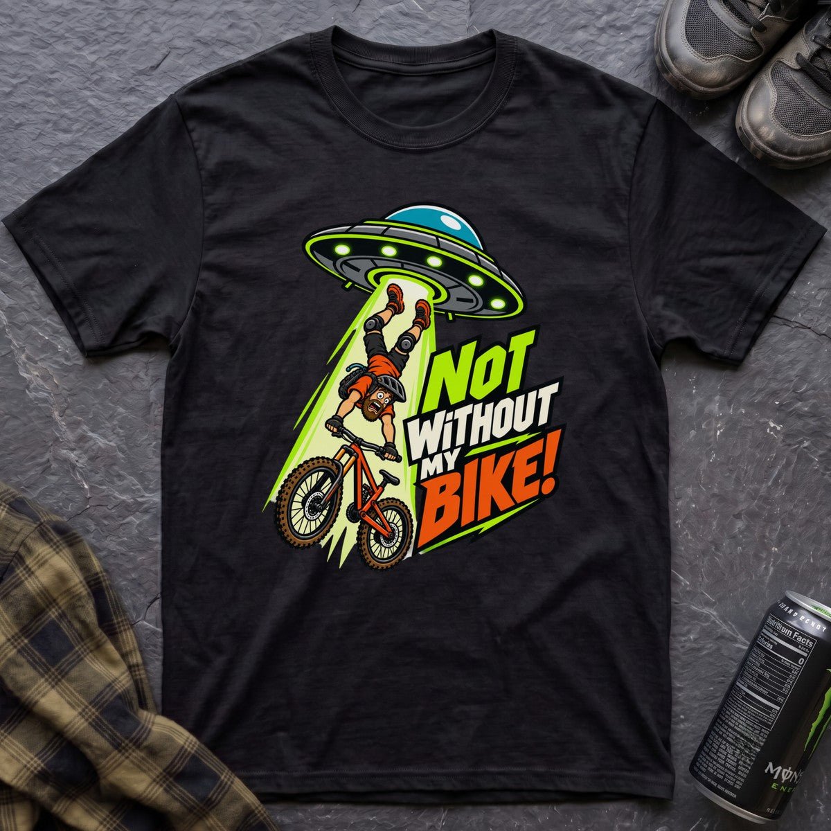 Not Without My Bike! T-Shirt - AspenCrestOutdoors