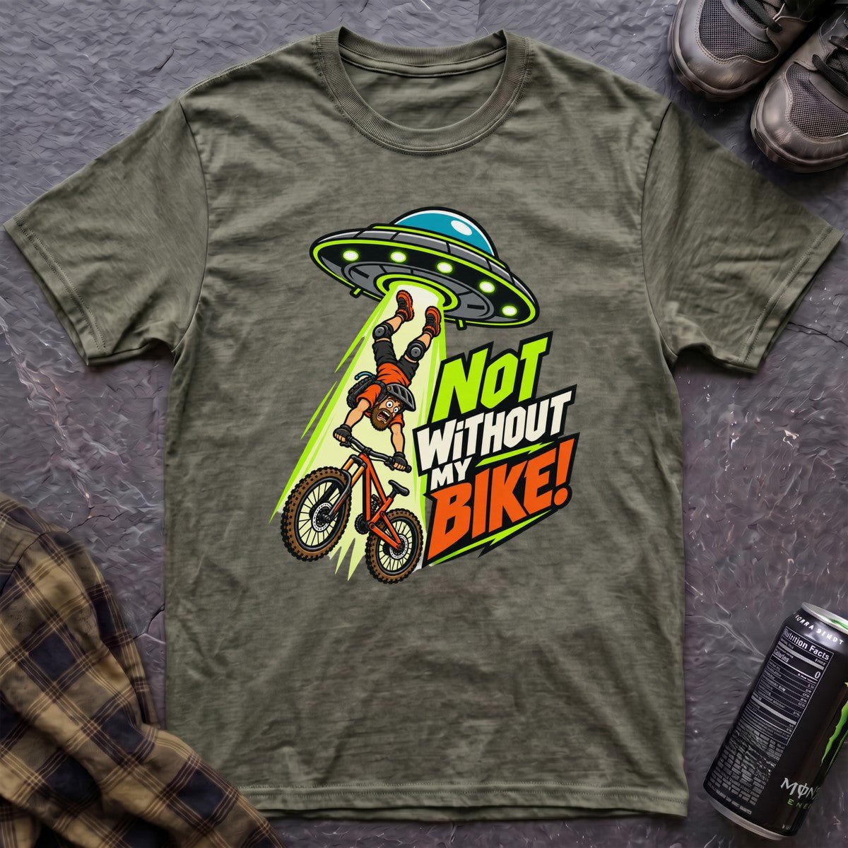 Not Without My Bike! T-Shirt - AspenCrestOutdoors