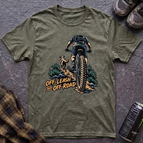 Off Leash and Off Road T-Shirt - AspenCrestOutdoors