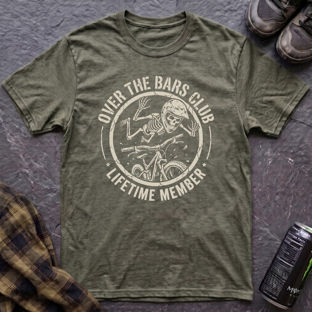 Over The Bars Club T-Shirt - AspenCrestOutdoors