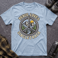 Peace, Love & Singletrack T-Shirt - AspenCrestOutdoors