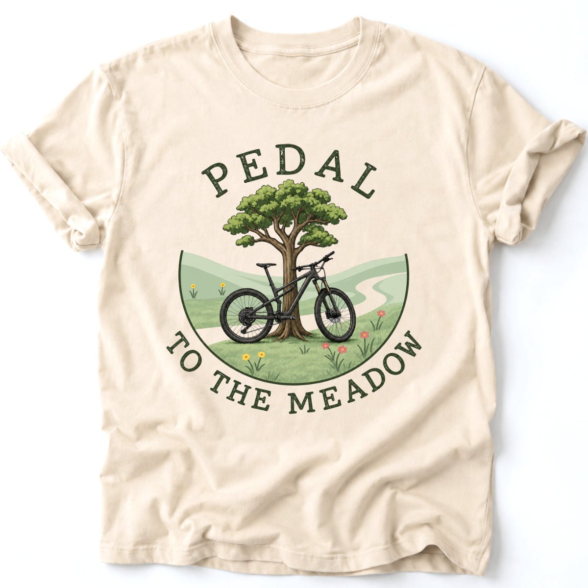 Pedal to the Meadow T-Shirt - AspenCrestOutdoors