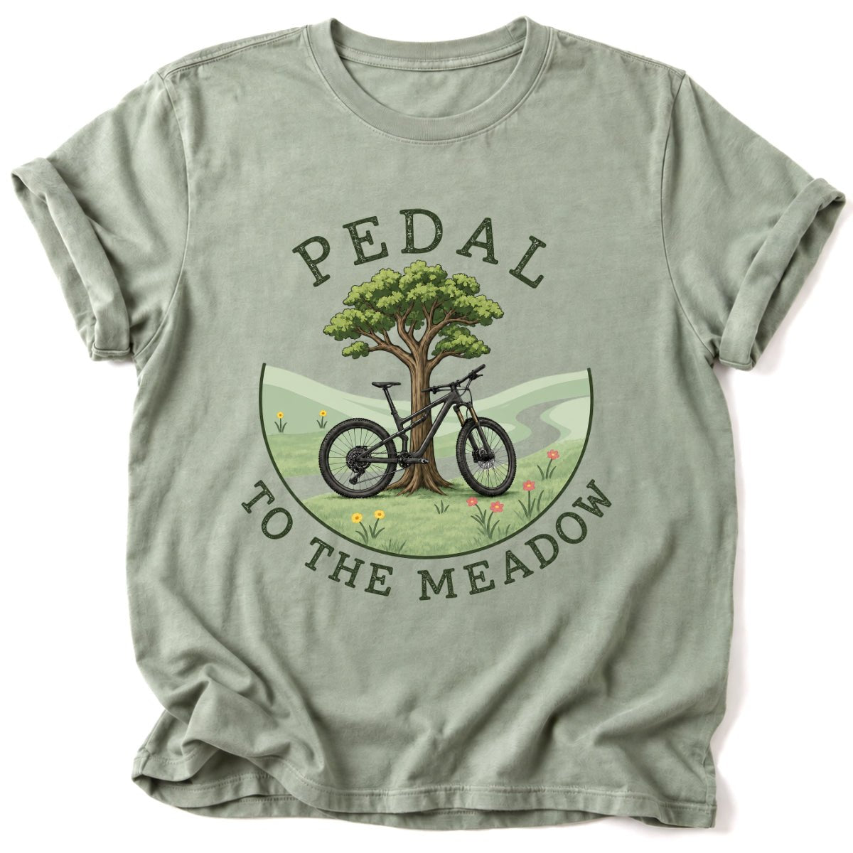 Pedal to the Meadow T-Shirt - AspenCrestOutdoors
