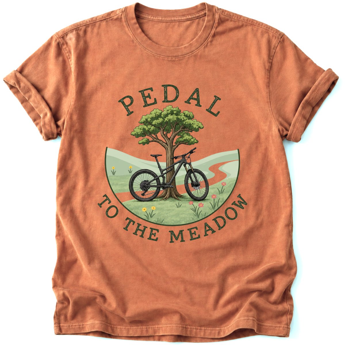 Pedal to the Meadow T-Shirt - AspenCrestOutdoors