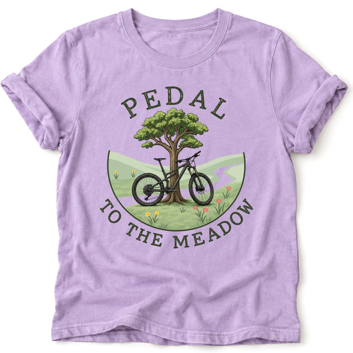Pedal to the Meadow T-Shirt - AspenCrestOutdoors