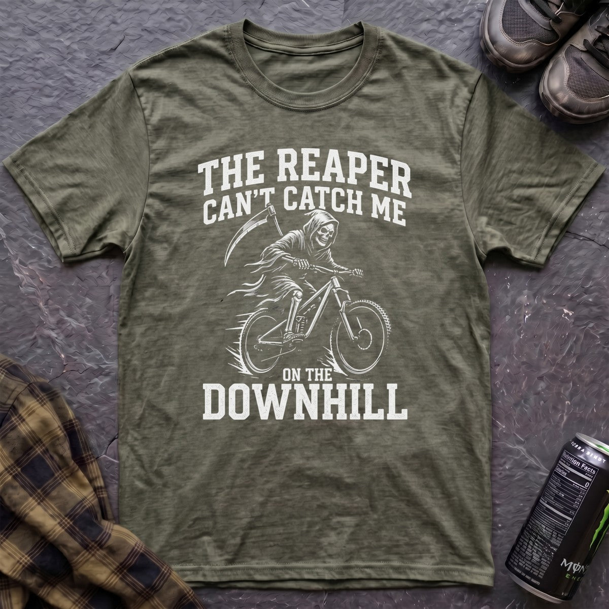 Reaper Can't Catch Me T-Shirt - AspenCrestOutdoors