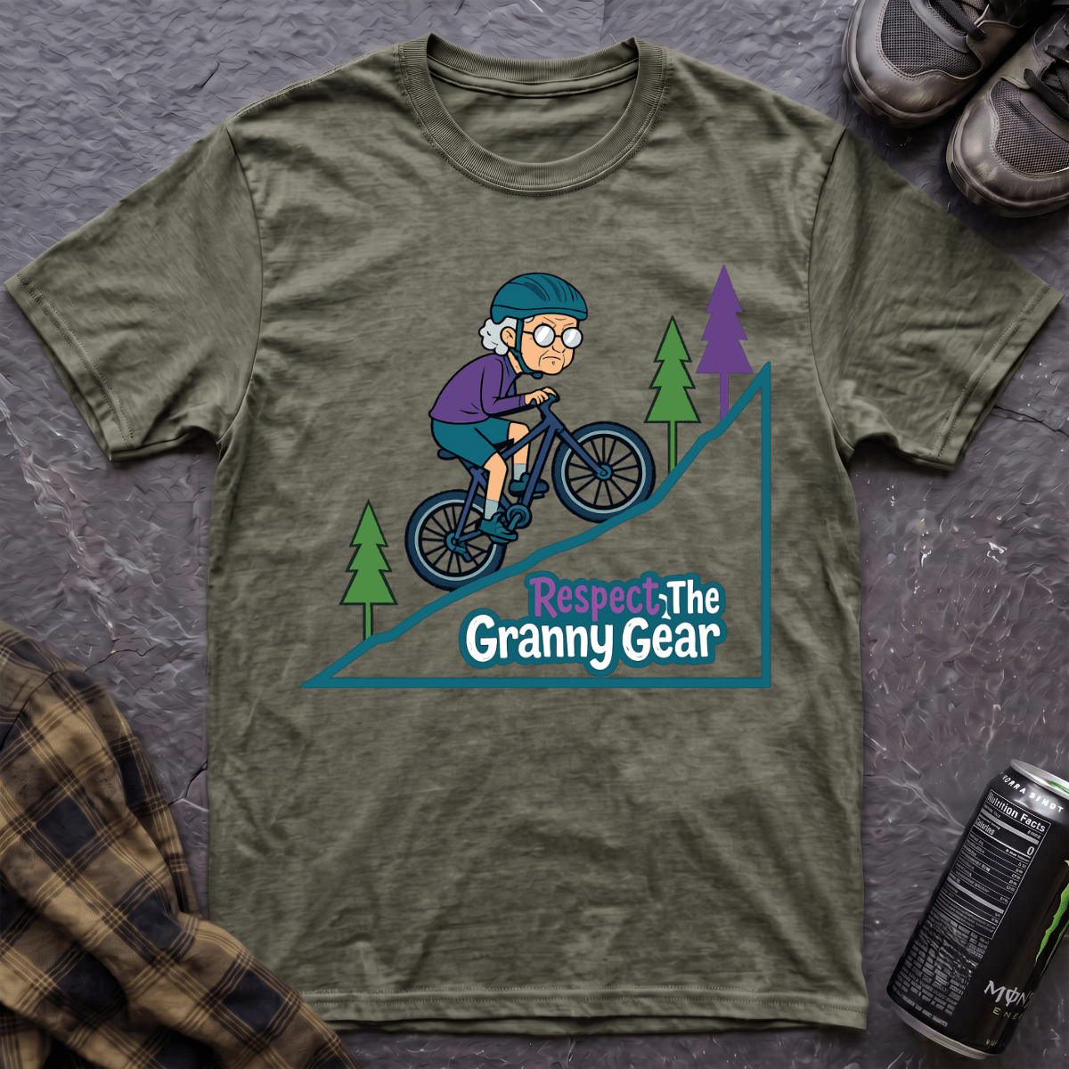 Respect The Granny Gear T-Shirt - AspenCrestOutdoors