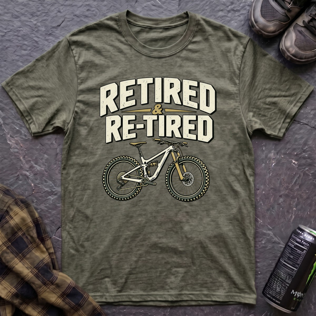 Retired and Re-Tired T-Shirt - AspenCrestOutdoors