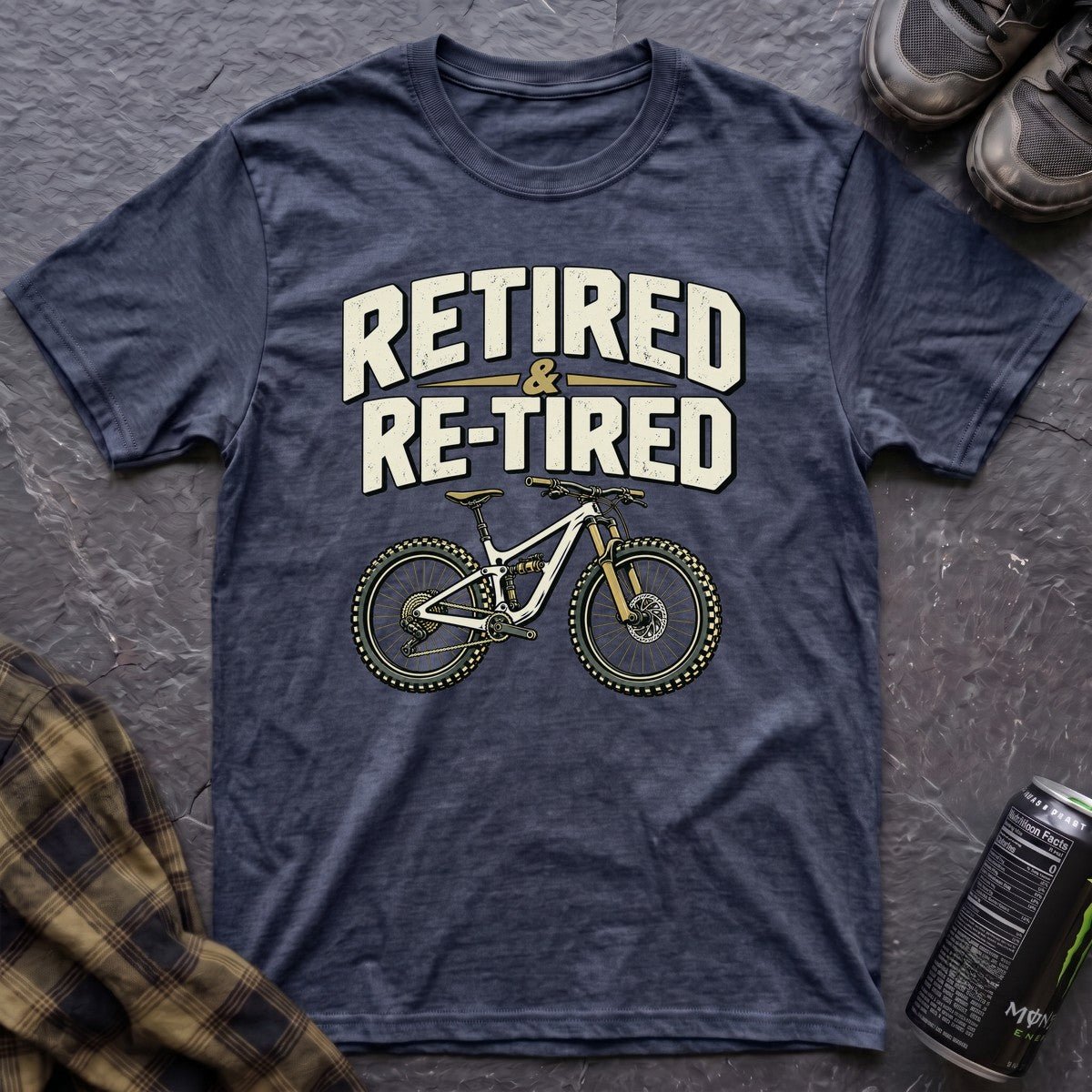Retired and Re-Tired T-Shirt - AspenCrestOutdoors